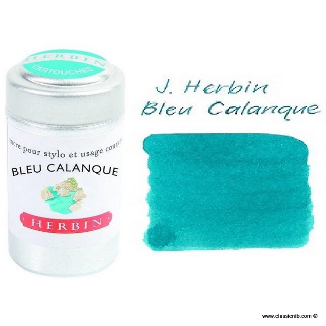 J. Herbin Bleu Calanque 6 Pack Cartridges